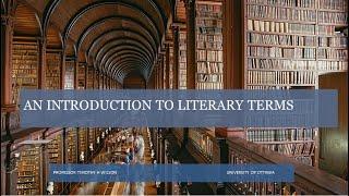 An Introduction to Literary Terms