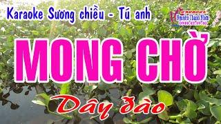 Karaoke sương chiều tú anh MONG CHỜ  [T/g Kim Phượng]