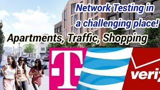 T-Mobile vs Verizon vs AT&T 5G & LTE In Depth Network Testing in High Traffic Setting