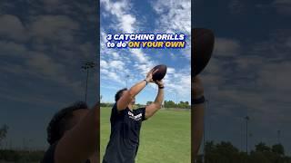 SOLO CATCHING DRILLS  #catching #receiver #football #athlete #footballtraining