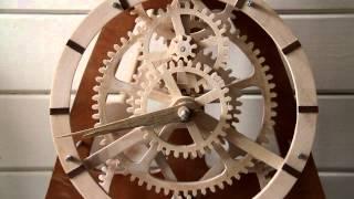 Wooden Skeleton clock #1