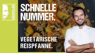 Schnelles Reispfannen-Rezept vegetarische Art von Steffen Henssler