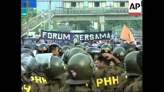 INDONESIA: JAKARTA: STUDENT PROTEST MARCH