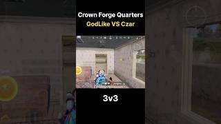 Crown Forge Quarters GodLike VS Czar #bgmi #short #godlike #pubg #clutch @JONATHANGAMINGYT