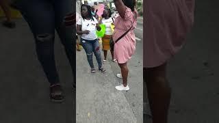 Guardsman Security Guards protest at the company head office in Kingston