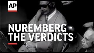 NUREMBERG - THE VERDICTS - (Nuremberg Trial)