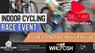 ECHELON RACING LEAGUE! REPLAY of Stage 2, Escape from Alcatraz, Virtual CYCLING RACE    MyWhoosh