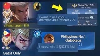 MY TEAM GOT HUMBLED WHEN I DO THIS FAKE WINRATE PRANK!! (they think i'm joking) - Mobile Legends