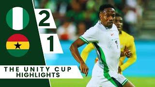 Nigeria  vs Ghana  2-1 | Highlights - Unity Cup Semifinal - 2025 #highlights #nigeria #ghana