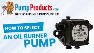 Selecting an Oil Burner Pump