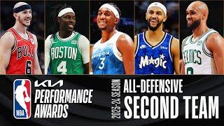 The BEST Of The 2023-24 Kia NBA All-Defensive Second Team!