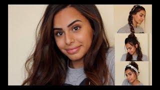 no-makeup makeup look and hairstyles tutorial | Perla Sibani مكياج لكل يوم وافكار سهله للشعر