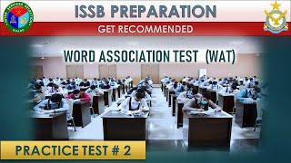 ISSB WAT Set # 2 | Psych Test Practice | ISSB Psych Tests