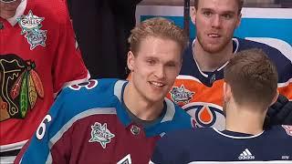 Finnish players in the 2019 NHL all-star skill competition