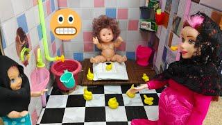 Barbie doll Morning Routine/Ayisha chithi Barbie morning routine in tamil/Barbie show tamil