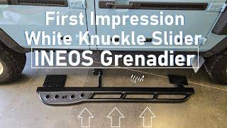 White Knuckle Rock Sliders for the INEOS Grenadier - First Impression with Bill