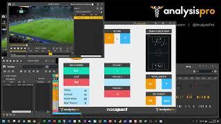 Nacsport V9 Interactive Graphic Descriptor in Dashboard