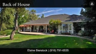 Lake Wildwood Lake Front Estate Single Story For Sale - Call Elaine Bierstock at 916.791.0535