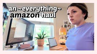 VLOG  new Makeup, organizing the AwFuL closet (we all have one..) + big Amazon Haul