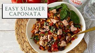 Easy Summer Caponata  Italian Summer Recipes | SEASON & SERVE BLOG