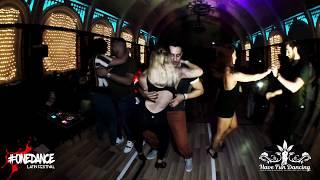 Bachata social dance by Juan Soto II & Manon Batrel at OneDance Latin Festival 2018