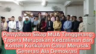 MUA Tanggerang: Tapera Kedzaliman dan Konten Kurikulum Cabul Merusak Generasi Ala Demokrasi