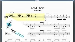 Lead Sheet Rockschool Grade 8 Drums