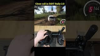 Close call in DiRT Rally 2.0