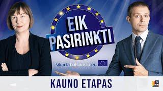 Eik Pasirinkti Europos Parlamento kandidatų intelektualus žaidimas - debatai. Kauno etapas