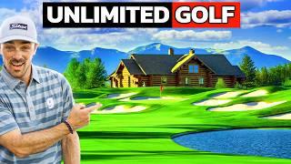 We Rented this EPIC Mansion with UNLIMITED GOLF!