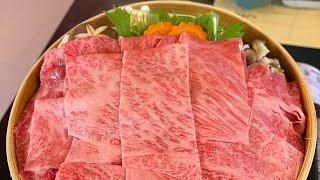 KOBE BEEF & KAMAMESHI at Kutsurogiya くつろぎ家 有馬温泉 (The meal that almost made me cry)