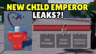 (NEW) CHILD EMPEROR LEAKS?! Strongest Battlegrounds