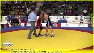 SEMIFINALE GR 96 Kg KARAM GABER EGY Vs AYARI Hassine TUN