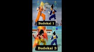 GOKU MOST POWERFULL TRANSFORMATION EVOLUTION - DBZ BUDOKAI 1 TO 3 - HD (PS2)