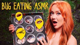CRUNCHY BUG EATING ASMR 🪲 Bug Mukbang w/ Emma Magnolia
