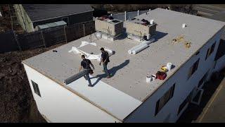 Flat Roof Recover Over Asphalt `Roof