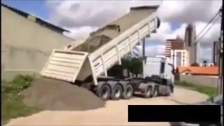 Trucks Tipping Over Compilation