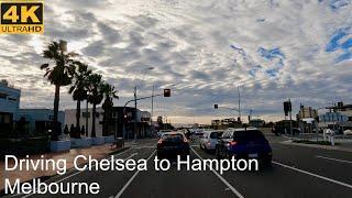 Driving Chelsea to Hampton | Melbourne Australia | 4K UHD