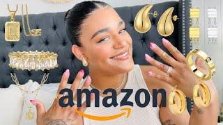 BEST AMAZON JEWELRY HAUL 2023 | STAINLESS STEEL + TARNISH FREE JEWELRY | Laksmy A Sanchez