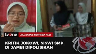 Kritik Jokowi, Siswi SMP di Jambi Dipolisikan | AKIP tvOne