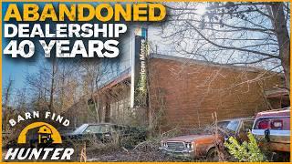 Dealership Abandoned 40yrs Ago Collier Motors AMC Private Tour | Barn Find Hunter