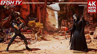 Takeda vs Ghostface (Hardest AI) - Mortal Kombat 1