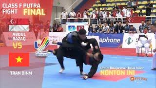 abdul razaq (singapore) vs tran dinm (vietnam) kelas F putra pencak silat sea game 2022