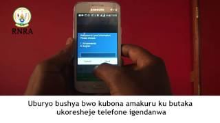 kumenya amakuru ku butaka ukoresheje telephone