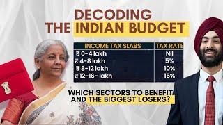 DECODING THE INDIAN BUDGET. How much tax relief you're getting and which stocks & sectors to benefit