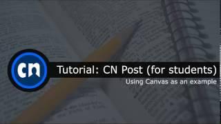 CN Post Student Tutorial (version2)