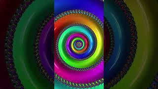 #trippy #shorts #hypnotic Spectral Spiral Symphony: Psychedelic Fractal Animation with Techno Beats