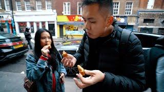 WHAT TO EAT IN CHINATOWN LONDON (STREET FOOD) - Good Friend Fried Chicken, Egg Waffles, Bubble Tea