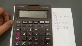 How to use check and correct button in Calculator easy way