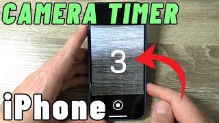 How to TURN ON/OFF Camera Timer  on iPhone